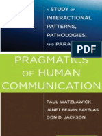 95625504 Watzlawick 1967 Beavin Jackson Pragmatics of Human Communication