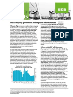 SEB Report: Change of Government in India Creates Reform Hopes