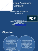 Presentation of Financial Statements