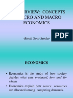 An Overview: Concepts of Micro and Macro Economics: - Banik Gour Sundar