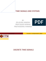 Discrete Time Signals and Systems