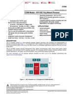 CC3000 Wifi Module Datasheet