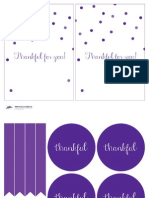 Invite Signs Placecards Color Printables