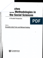 Della Porta and Keating 2008 Approaches and Methodologies in Social Sciences