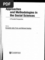 Della Porta and Keating 2008 Approaches and Methodologies in Social Sciences