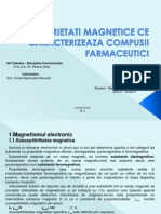 Proprietati Magnetice Ce Caracterizeaza Compusii Farmaceutici