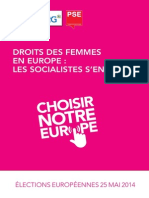 Droits Des Femmes en Europe, Les Socialistes S'engagent #Changeeurope