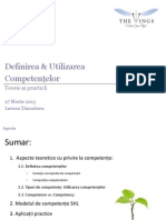 Definirea Si Utilizarea Competentelor - Material de Curs