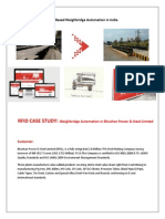 RFID Based Bhushan Steel Weighbridge Automation Casestudy