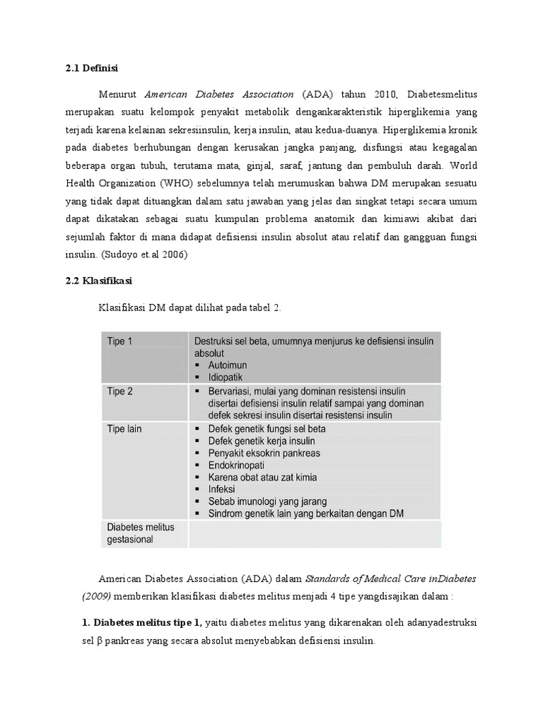 Laporan Kasus Diabetes Mellitus