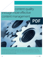 Improved Content Quality Through Effective Content Management