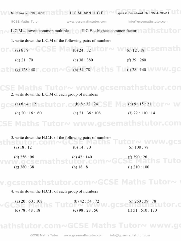 lowest-common-multiple-highest-common-factor-worksheet-01-number-revision-from-gcse-maths-tutor