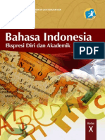Buku Bahasa Indonesia Kelas 10 SMA Krikulum 2013 (Buku Siswa)