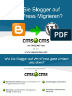 Wie Sie Blogger auf WordPRess Migrieren Mit CMS2CMS