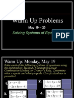 Wu May 19 - 23 - No Ans