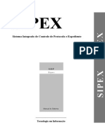SIPEX - Manual do Sistema de Controle de Protocolo e Expediente