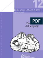 Educando a Los Más Chicos Nº12. Cuadernos Para Familias. Desarrollo Del Lenguaje