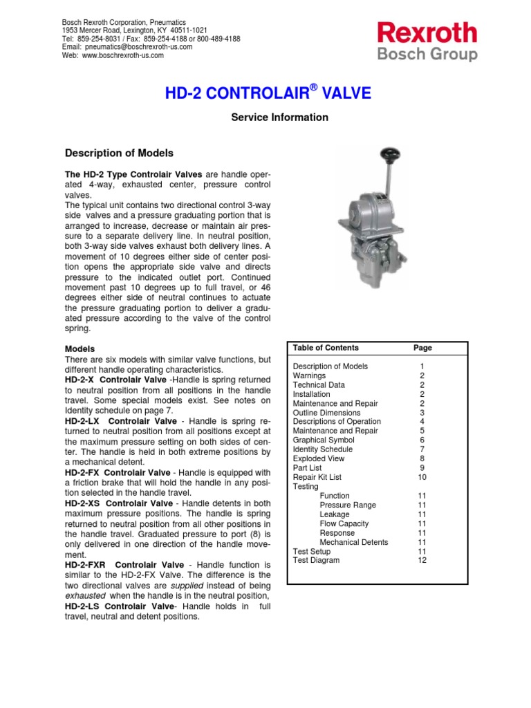 Manual Comando Control Air Hd2 | PDF | Valve | Pipe (Fluid Conveyance)