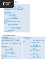 VHDL For SR Flip-Flop