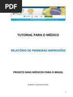 Tutorial Relatorio de Primeiras Impressoes - Medico Supervisionado