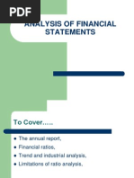 Analysis of Financial Statements