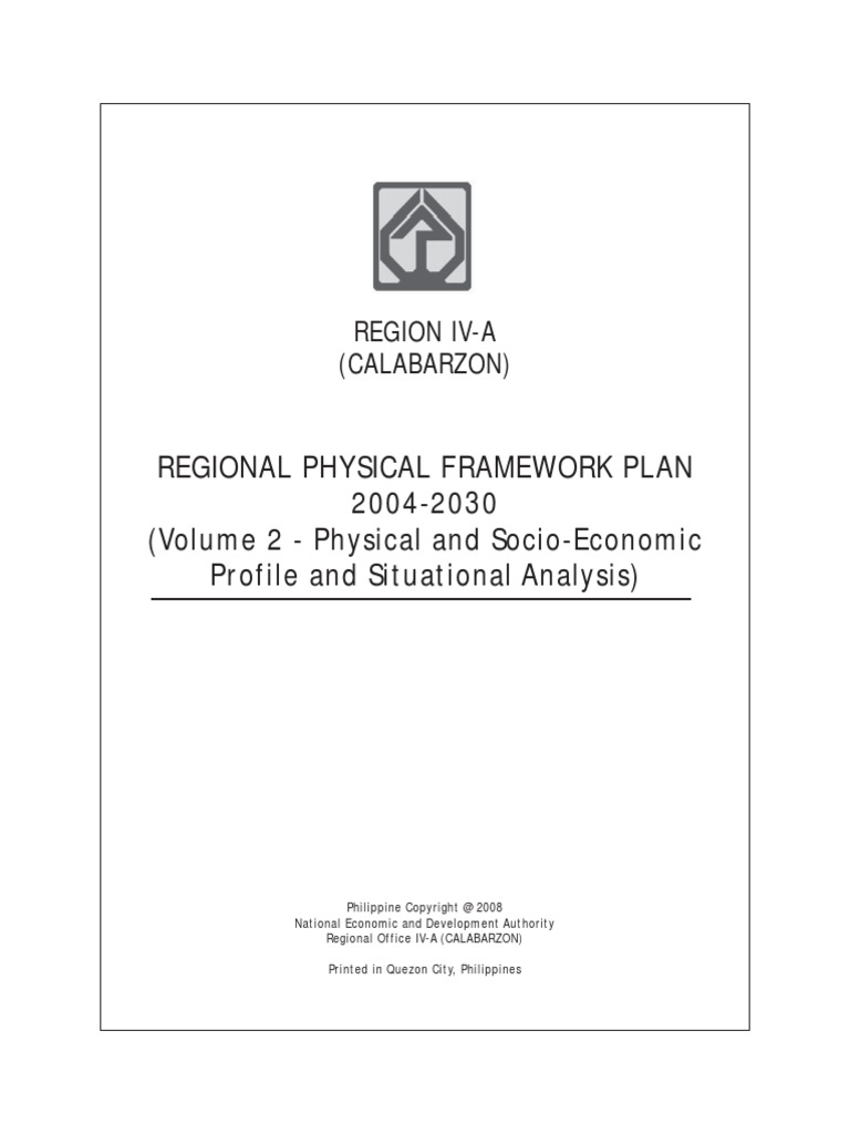 REGIONAL PHYSICAL FRAMEWORK PLAN 2004-2030 (Volume 2 - Physical and ...