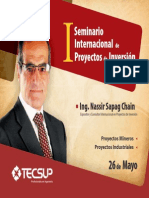 I Seminario Internacional de Proyectos de Inversión_ TECSUP