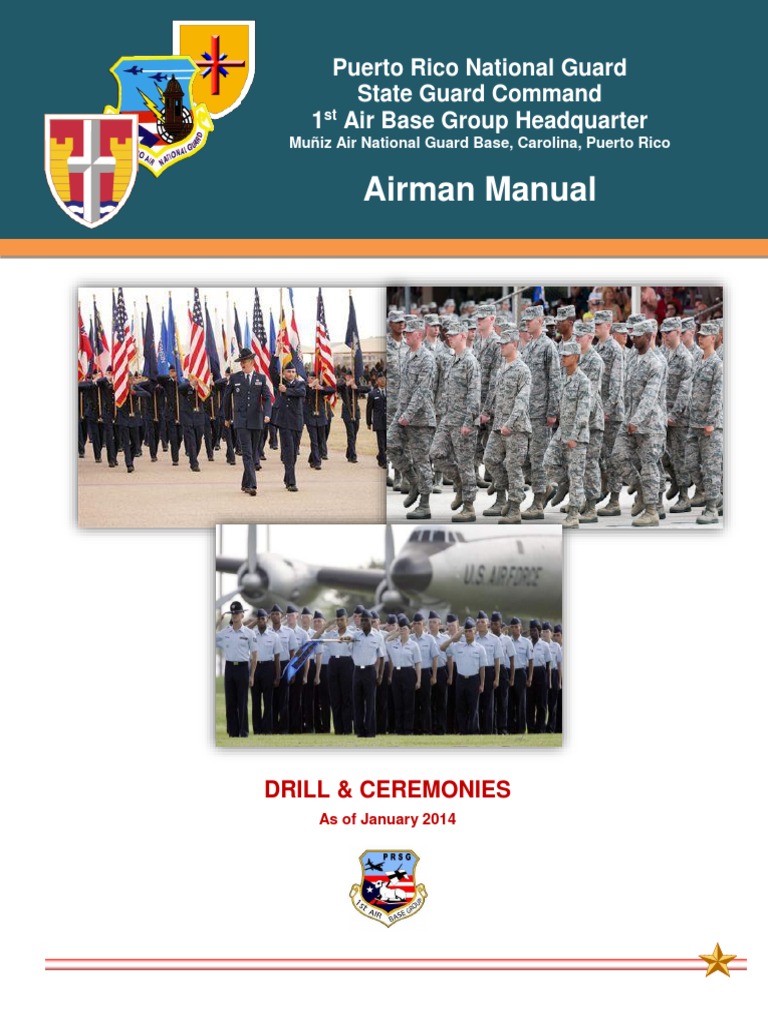 Drills & Ceremonies (1ABG Airman Manual Chapter 6) PDF Foot Military