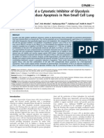 Ascorbic Acid and a Cytostatic Inhibitor of Glycolysis