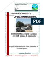 Informe - Calidad de Aire Cajamarca