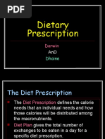 Dietary Prescription