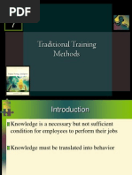 3.Traditional Training Methods