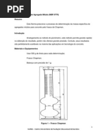 Massa Especifica de Agregado