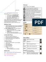 Myth Reference Card SHeet