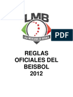Reglas Oficiales de Beisbol 2012