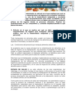 Blog. Requerimientos de Higiene para El Manipulador de Alimentos