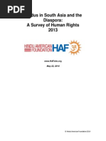 Download Hindus in South Asia  the Diaspora A Survey of Human Rights 2013 by Hindu American Foundation SN225515727 doc pdf