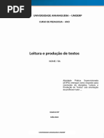 ATPS - Leitura e Produçao de Texto