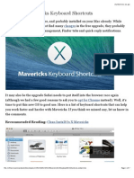 100 OS X Mavericks Keyboard Shortcuts