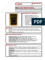 Ficha28 (M9508) Multimetro