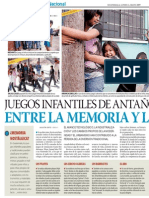 Juegos Infantiles de Antaño, Entre La Memoria y La Nostalgia