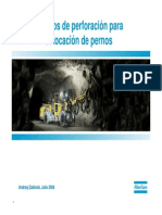 17.- Equipos de Perforacion Para Colocacion de Pernos