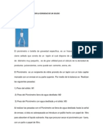 Instrumentos Para Medir La Densidad de Un Solido