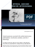 Aneurisma Arterial Asociado Con Malformacion Arteriovenosa
