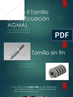 Diseño Mecanico en Ingeniería Mecánica, Tornillo sinfín