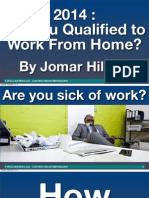 2014 Are You Qualified to Work From Home PDF by Jomar Hilario 