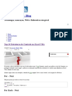 Top 10 Estruturas de Controle No Excel VBA - Tomás Vásquez - Blog
