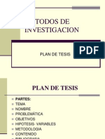 Metodos de Investigacion- Plan de Tesis.2013