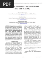 Computer Assisted Diagnoses for Red Eye (CADRE)