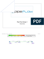 Pipe Flow Design 1: Results Data